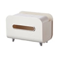 thumbnail image 2 of Caja De Pañuelos De Escritorio, Organizador De Caja De Pañuelos ABS Con Soporte Para Teléfono Para Sala De Estar, 2 of 7