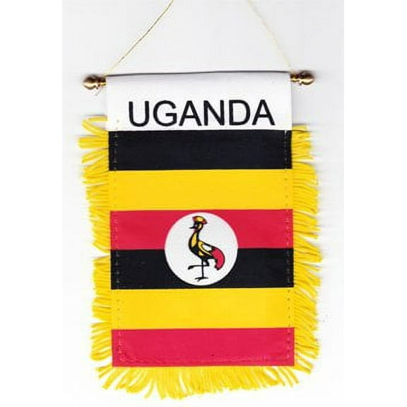 Uganda Window Hanging Flag