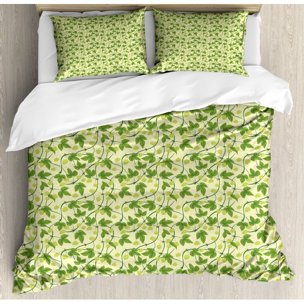 Vine Duvet Cover Set King Size Creeper Flourishing Outdoors Image With Intermingled Tendrils Medical Theme Hop Plant Decorative 3 Piece Bedding 2 Pillow Shams Multicolor By Ambesonne Com - Bar Hop Sham Bedding Vine Duvet Cover Set King Size Creeper Flourishing Outdoors Image With Intermingled Tendrils Medical Theme Hop Plant Decorative 3 Piece Bedding 2 Pillow Shams Multicolor By Ambesonne Com - Bar Hop Sham Bedding