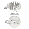 thumbnail image 2 of ARCADORA Magneto Flywheel For Husqvarna 136 137 141 142 Chainsaw HSS Steel 88x32mm Durable High Quality Long Lasting, 2 of 2