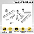 thumbnail image 4 of Uxcell 30Pack Hex Socket Grub Screw, M3x16mm 304 Stainless Steel Head Socket Set Screws Flat Point Grub Bolt for Door Handles, Light Fixture Repair, Silver, 4 of 6