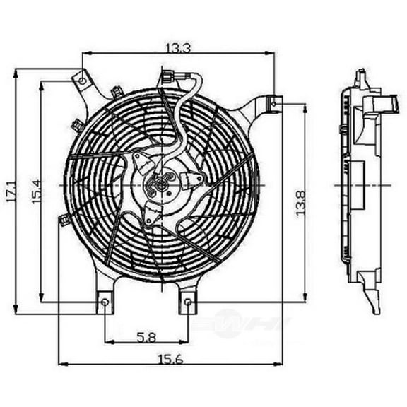 Engine Cooling Fan Assembly
