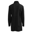 thumbnail image 7 of Women Autumn And Winter Solid Color Temperament Warm Slim Long Sleeve Pocket Woolen Coat Winter Jackets Women Long Wool Coat Womens Business Elegant Womens Coats Long Straight Coat Solid Coat Women, 7 of 7