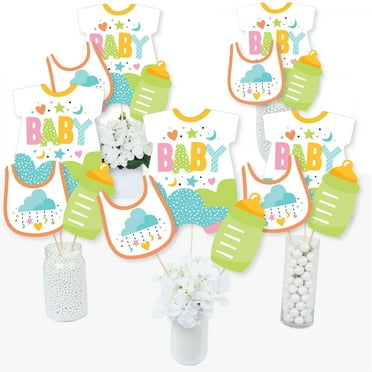 Big Dot Of Happiness "It's A Boy" Baby Shower Centerpiece Sticks - Set Of 15 Blue Table Toppers