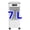 Style 2 - 7L(1.84GAL), variant on AIKKYS 10L(2.6GAL) Portable Evaporative Air Cooler AC Fan with Touch Screen & Remote Control,3 Modes & 12H Timer,LED Display for Bedroom,Office,Home