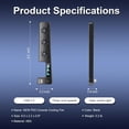 thumbnail image 6 of PS5 Slim Cooling Fan, Prociv New Playstation 5 Slim Console Accessories Cooler with USB Port and 3 Adjustable Quiet 9500-Speed Fans, PS5 Slim Digital/Disc Edition System Black, 6 of 9