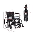 thumbnail image 4 of Silla De Ruedas Plegable Compacta Todo Terreno Drive Medical Store 972, 4 of 8
