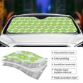 thumbnail image 3 of Yiaed Green Lemon Slices Print Car Windshield Sunshade Front Auto Car Front Window Sun Shade Foldable Sun Visor Shield Cover Auto Accessories for Sedan SUV Truck-Small, 3 of 5