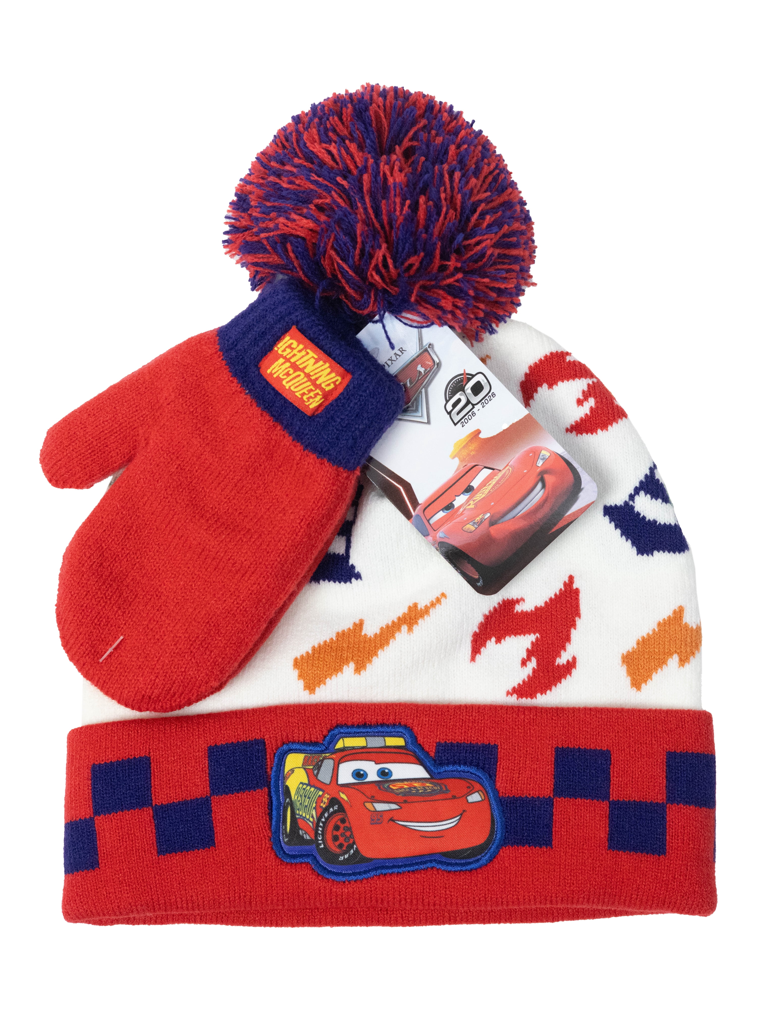 Character Toddler Beanie and Mittens, 2-Piece Set