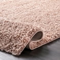 thumbnail image 4 of nuLOOM Kara Solid Shag Pink 7' 10" x 10' 10" Casual Area Rug, 4 of 9