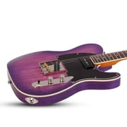Schecter PT Special Series Telecaster-Style Electric Guitar - Purple Burst Pearl
