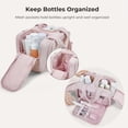 thumbnail image 5 of Toilet bag four in one travel storage bag,large capacity,4 compartments,dry and wet separation,waterproof with handle makeup bag,suitable for travel,gym,gifts., 5 of 6