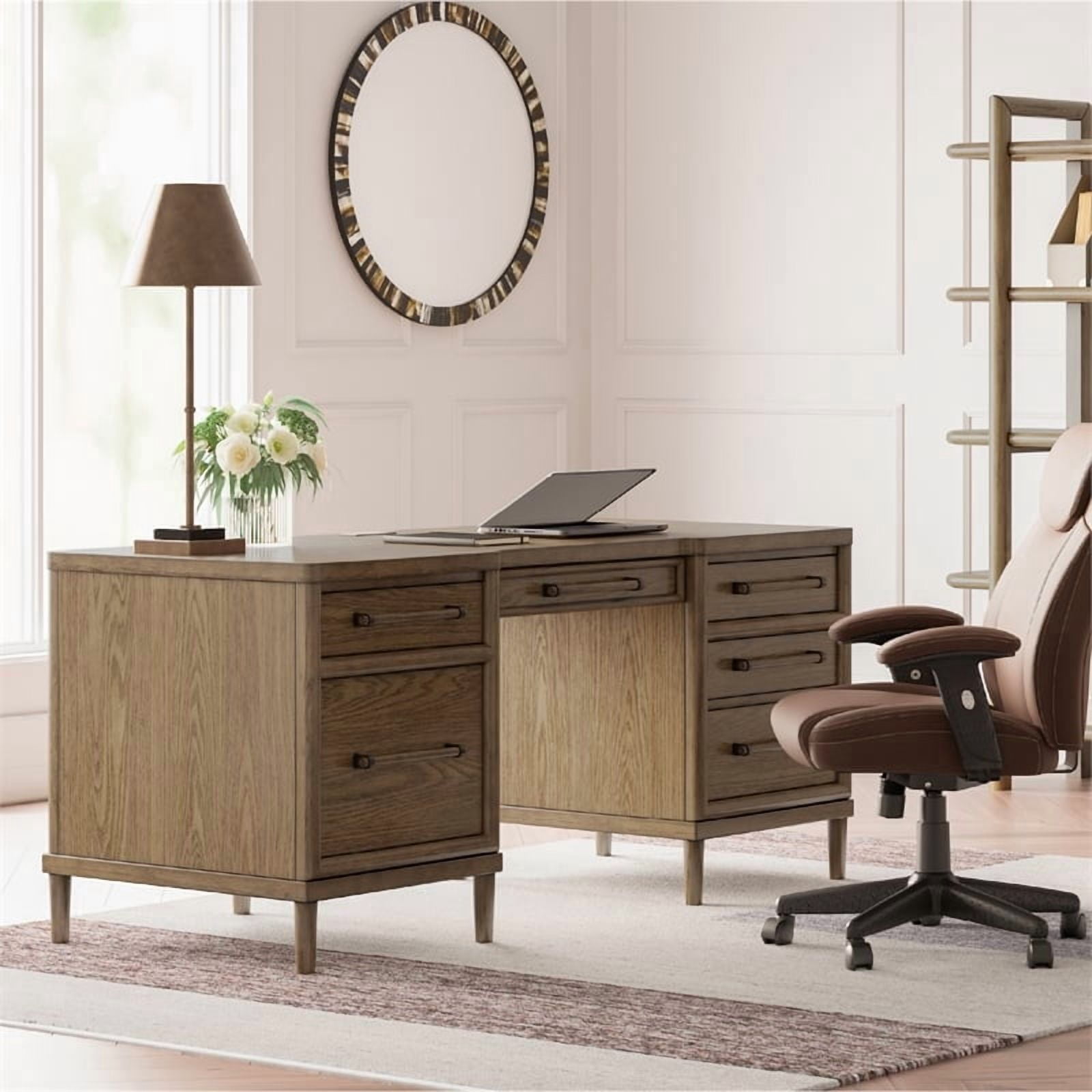 Signature Design by Ashley Roanhowe Brown 68" Home Office Desk