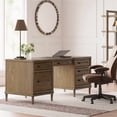 thumbnail image 2 of Signature Design by Ashley Roanhowe Brown 68" Home Office Desk, 2 of 17