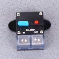 thumbnail image 5 of Chidian 80A Car Resettable Circuit Breaker Self-recovery Fuse Manual Reset Button Circuit Breaker Fuse Car Accessories (Black), 5 of 7