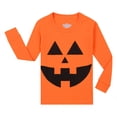 thumbnail image 3 of enyan Toddler Boys Halloween Pumpkin Pajamas 1T 2T 3T 4T 5T 6T 7T Cotton Pjs for Boy Little Kids Boys Sleepwear Clothes Sets（Black,4-5 Years）, 3 of 7