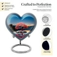 thumbnail image 3 of Tranquil Dawn Ashes Keepsake - Heart Shaped Urns For Adult Ashes Women - Memorial Urn - Heart Shaped Urns For Men - Funeral Urns For Women (Size-3inch,1pcs), 3 of 5