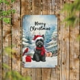 thumbnail image 2 of Merry Christmas Scottish Terrier Enjoys Woofmas Winter Xmas Holiday Vertical Metal Aluminum Sign Scottie Dog Lover Gifts Wall Art Home Decor - 02022, 2 of 5