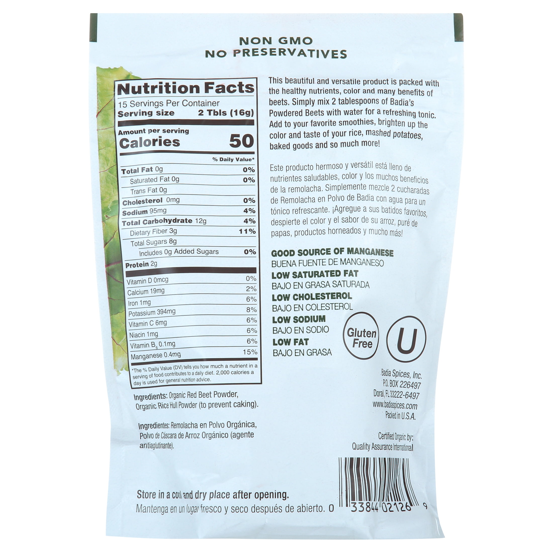 (8 pack) Organic Powdered Beets