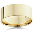 thumbnail image 1 of High Polished 9MM Flat Mens Wedding Band Ring Solid 14K Yellow Gold, 1 of 1