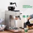 thumbnail image 3 of Cafetera NUPANT, 12 tazas, 1,8 L, con 2 garrafas de vidrio de acero inoxidable, 3 of 6