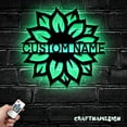 thumbnail image 3 of Craftnamesign Custom Ironworker Welding Metal Wall Art LED Light, Welder Name Sign, Workshop Decor, 3 of 5