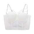 thumbnail image 1 of Haut Tube Élastique Pliant pour Femmes, Confort Jeune, Extensible, Design Arête de Poisson, Haut Gainant Sans Coutures, 1 of 4