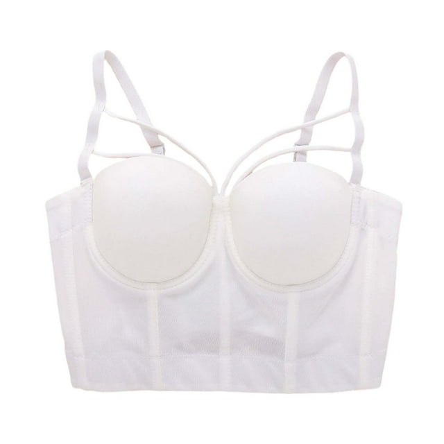 Folding Elastic Tube Top for Women Youthful Comfort Stretch Fishbone Design Seamless Shapewear Tops