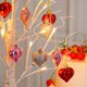thumbnail image 3 of Decoración de San Valentín de 2 Pies con Luces de Abedul y Adorno de Corazón Colgante, Abedul Iluminado para Decoración de Mesa de Boda o Fiesta en el Hogar, 3 of 5