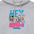 thumbnail image 3 of Hey Arnold! - Arnold Spray Paint 96 - Men's Pullover Hooded Fleece Sweatshirt, 3 of 5