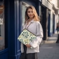 thumbnail image 6 of FORMRS 13"-13.3" Laptop Sleeve Protective Case Soft Carrying Quilted Computer Bag Cover, Beige Floral Pattern, 6 of 7