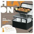 thumbnail image 2 of KriKac Mini Portable Electric Lunch Box Food Heater - Innovative Food Warmer and Heated Lunch Box for Adults Car/Home - Easily Cook, Reheat, and Keep Your Food Warm - Black (12V), 2 of 4