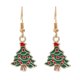 thumbnail image 1 of WILLBEST Aretes Para Perforaciones De Oreja Pendientes De Árbol De Navidad Pendientes De Fiesta Navideña Joyas Pendientes De Aro Para Mujer, 1 of 3