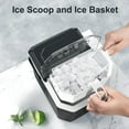 thumbnail image 2 of Portable 35 Pound Golden Nugget Ice Machine And 26 Pound Bullet Ice Machine | Soft Chew Ice Crusher, Automatic Cleaning, One Click Operation for Home/kitchen/camping/RV with Basket And Spoon, 2 of 9