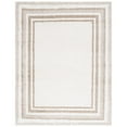 thumbnail image 4 of SAFAVIEH Border & Stripe Hyram Bordered Shag Area Rug, Ivory/Beige, 5'3" x 7'6", 4 of 4