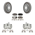 thumbnail image 1 of Transit Auto Front Disc Brake Caliper Coated Rotors and Semi-Metallic Pads Kit for Car 2014 Kia Forte SX Without 15" Factory Wheels KCG-100697P, 1 of 2