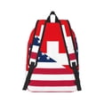 thumbnail image 7 of Easygd USA Switzerland Canvas Backpack: Stylish, Lightweight, and Versatile with Large Capacity and Adjustable Straps –, 7 of 7