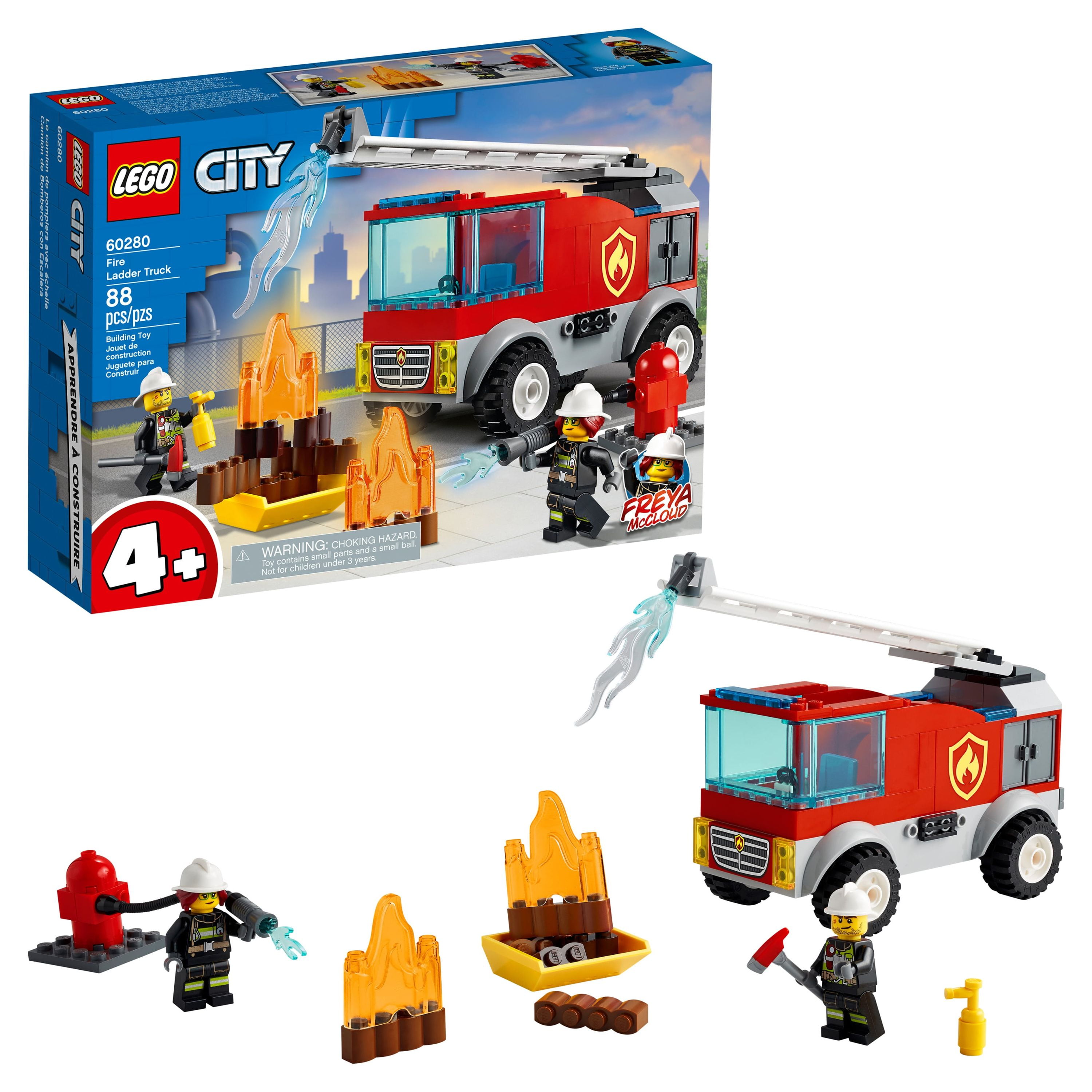 LEGO City, Fire shops Ladder Truck (60107) - Used