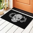 thumbnail image 2 of XMXY Area Rugs Doormat Outdoor Entrance, Star Skull Rose Print Facecloth Non-slip Floor Mat Rug for Living Room Kitchen Sink Area Indoor,36"x24", 2 of 9