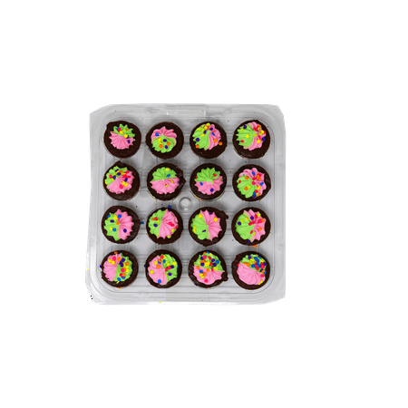 Freshness Guaranteed Mother's Day Spring Iced Mini Brownies, 14.1 oz, 16 Count, Shelf-Stable, Moist, Baked, Dessert