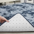 thumbnail image 4 of YJ.GWL 8x10ft Tie Dye Shag Area Rug For Living Room Bedroom,Shaggy Carpet For Home Decor,Blue Gray, 4 of 7