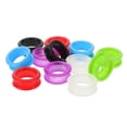 thumbnail image 1 of OULII 12Pcs Assorted Color Scissor Ring Inserts Flexible Anti Skid, 1 of 8
