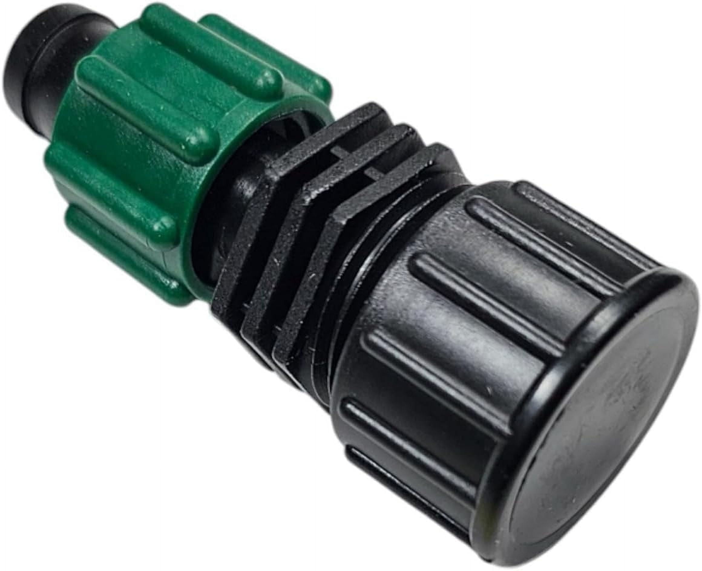 USA MADE - Irritec Tape Loc Fittings for 5/8" Drip Tape | Couplers, Tees, Elbows A1-T5 | Drip Irrigation Fittings | Long-term Leak-Free Connection (Tape Loc x Male End Cap, 50)