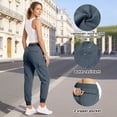 thumbnail image 5 of Rosvigor Women Cargo Hiking Pants Lightweight Joggers Women Workout Pants Outdoor Quick Dry Lounge Trousers, 5 of 6