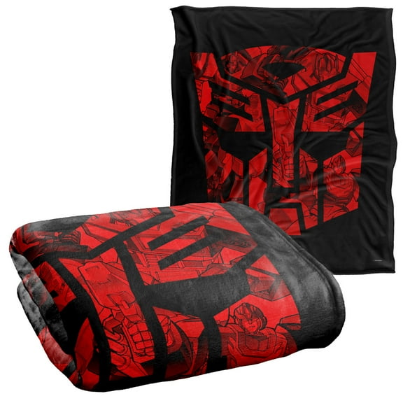 Transformers Tonal Autobot Silky Touch Super Soft Throw Blanket 50' x 60'