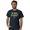 thumbnail image 4 of US Navy Logo My Sister Hero Sailor Men's Graphic T Shirt Tees Brisco Brands S, 4 of 4