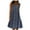 Dark Gray, variant on Womens Summer Dress, Women's Summer Print Dress Short Sleeve Crew-Neck Loose Dress Beach Dress Sun Dress Ruffled Flowy Midi Dress Beige XL