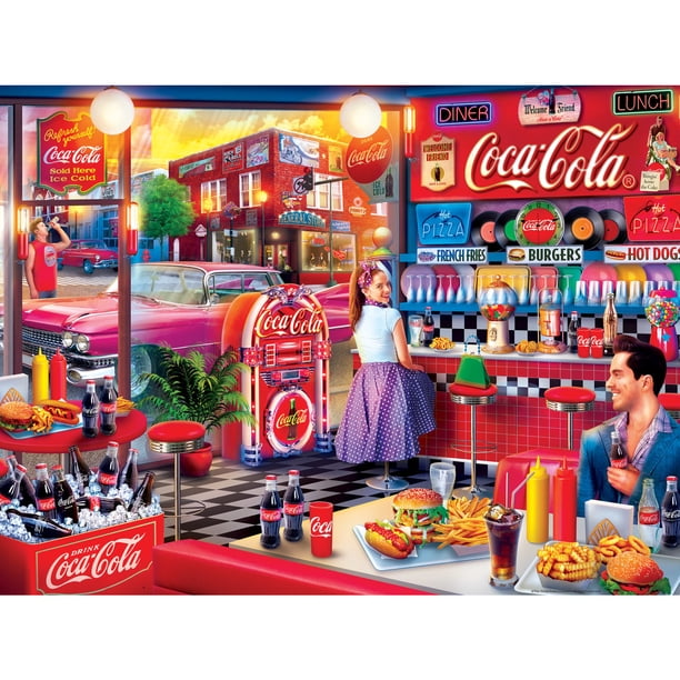 MasterPieces 300 Piece EZ Grip Puzzle - Coca-Cola Soda Fountain