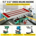 thumbnail image 2 of KFFKFF Drilling and Milling Table 17.7 X 6.7 Inch, Dual Axis 4 Directional Movement, Multifunctional Drilling Milling Table with Robust Construction, 2 of 8