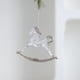 thumbnail image 4 of RKSTN christmas ornaments Christmas Tree Ornament Crystal Carousel Horse Pumpkin Carriage Wreath Decorative Hanging Decoration Festival Decor, 4 of 6